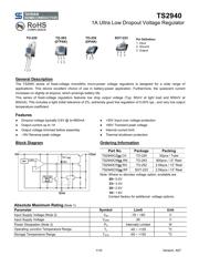 TS2940CZ50 C0G Datenblatt PDF