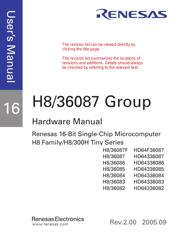 HD64F36087FPV datasheet.datasheet_page 3