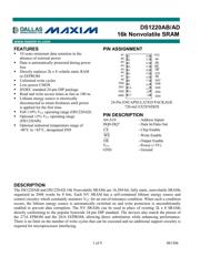 DS1220AD200IND 数据规格书 1