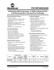 PIC18F4450-I/PT 数据规格书 3