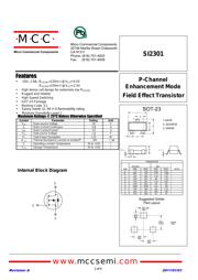 SI2301 datasheet.datasheet_page 1