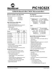 PIC16C621A-04I/SO 数据规格书 3