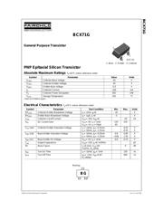 BCX71G 数据规格书 1