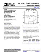 ADL5367ACPZ-R7 datasheet.datasheet_page 1