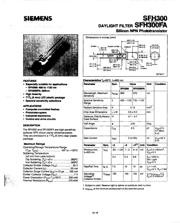 SFH300 数据规格书 1