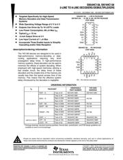 SN74HC138DBR datasheet.datasheet_page 1