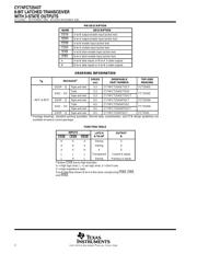 CY74FCT2543CTQCT 数据规格书 2