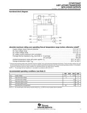 CY74FCT2543CTQCT 数据规格书 3
