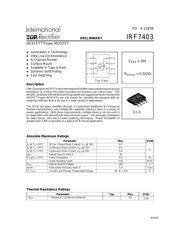 IRF7403 datasheet.datasheet_page 1