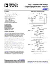 AD8202 Datenblatt PDF