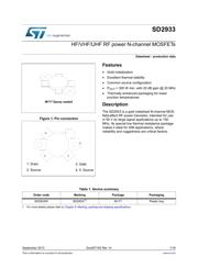 SD2933 Datenblatt PDF