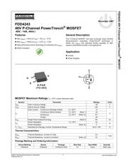 FDD4243 datasheet.datasheet_page 1