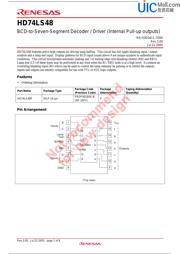 HD74LS48P datasheet.datasheet_page 1