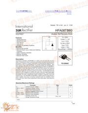 HFA08TB60 datasheet.datasheet_page 1