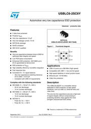 USBLC6-2SC6Y datasheet.datasheet_page 1