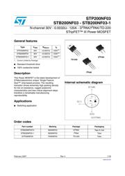 STP200NF03 datasheet.datasheet_page 1