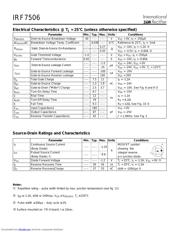 IRF7506 数据规格书 2