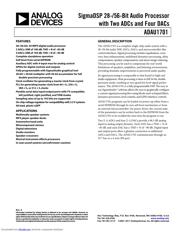 ADAU1701JSTZ 数据手册