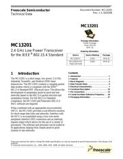 MC13201FC 数据规格书 4