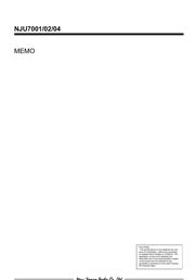 NJU7001 datasheet.datasheet_page 6
