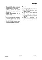 CC2500RTK datasheet.datasheet_page 2