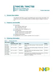 74HC00PW,112 datasheet.datasheet_page 1