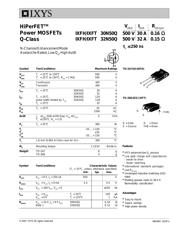 IXFH30N50Q Datenblatt PDF