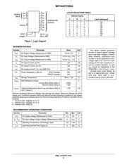 MC74HCT259ADTR2G datasheet.datasheet_page 2