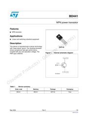 BD441 datasheet.datasheet_page 1