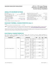 MAX9919FASA+ datasheet.datasheet_page 2