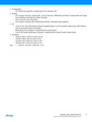ATSAM4E8CA-AU 数据规格书 3