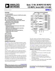 AD9633BCPZRL7-105 datasheet.datasheet_page 1