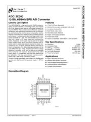 ADC12C080CISQ 数据规格书 2
