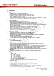 ISD9160FI datasheet.datasheet_page 4