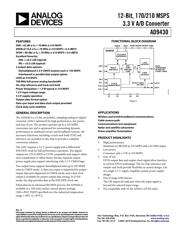 AD9430BSV-210 数据规格书 1