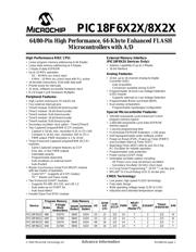 PIC18F6525-E/PT 数据规格书 3