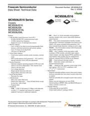 MC9S08JS16LCFK 数据规格书 1