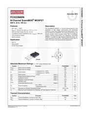 FCH22N60N datasheet.datasheet_page 2