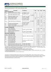 AO3404A datasheet.datasheet_page 2