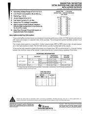 SN74HCT540DWG4 数据规格书 1