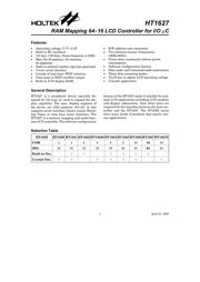 HT1622 datasheet.datasheet_page 1