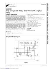 LM5104M datasheet.datasheet_page 1