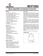 MCP1802T-3302I/OT 数据规格书 1