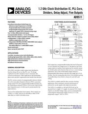 AD9511BCPZ-REEL7 数据手册