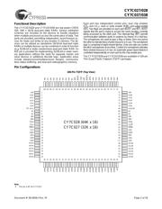 CY7C028-15AC 数据规格书 2