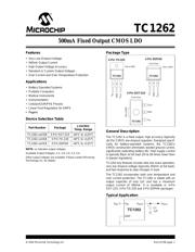 TC1262-3.3VDB datasheet.datasheet_page 1