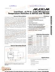 MAX6501 datasheet.datasheet_page 1