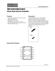 MC3403P 数据规格书 1