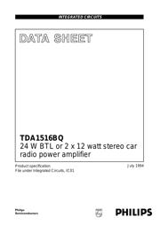 TDA1516BQ/N2/S10 数据规格书 1