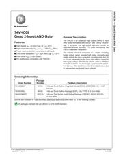 74VHC08MTCX datasheet.datasheet_page 1